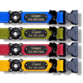 Rugged Waterproof AirTag Dog Collar with Holder